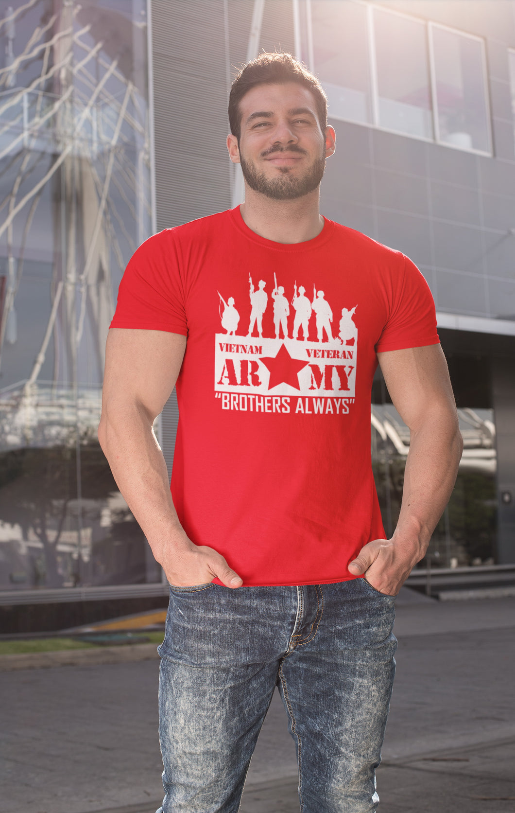 Veteran Army Brothers Always T-shirt