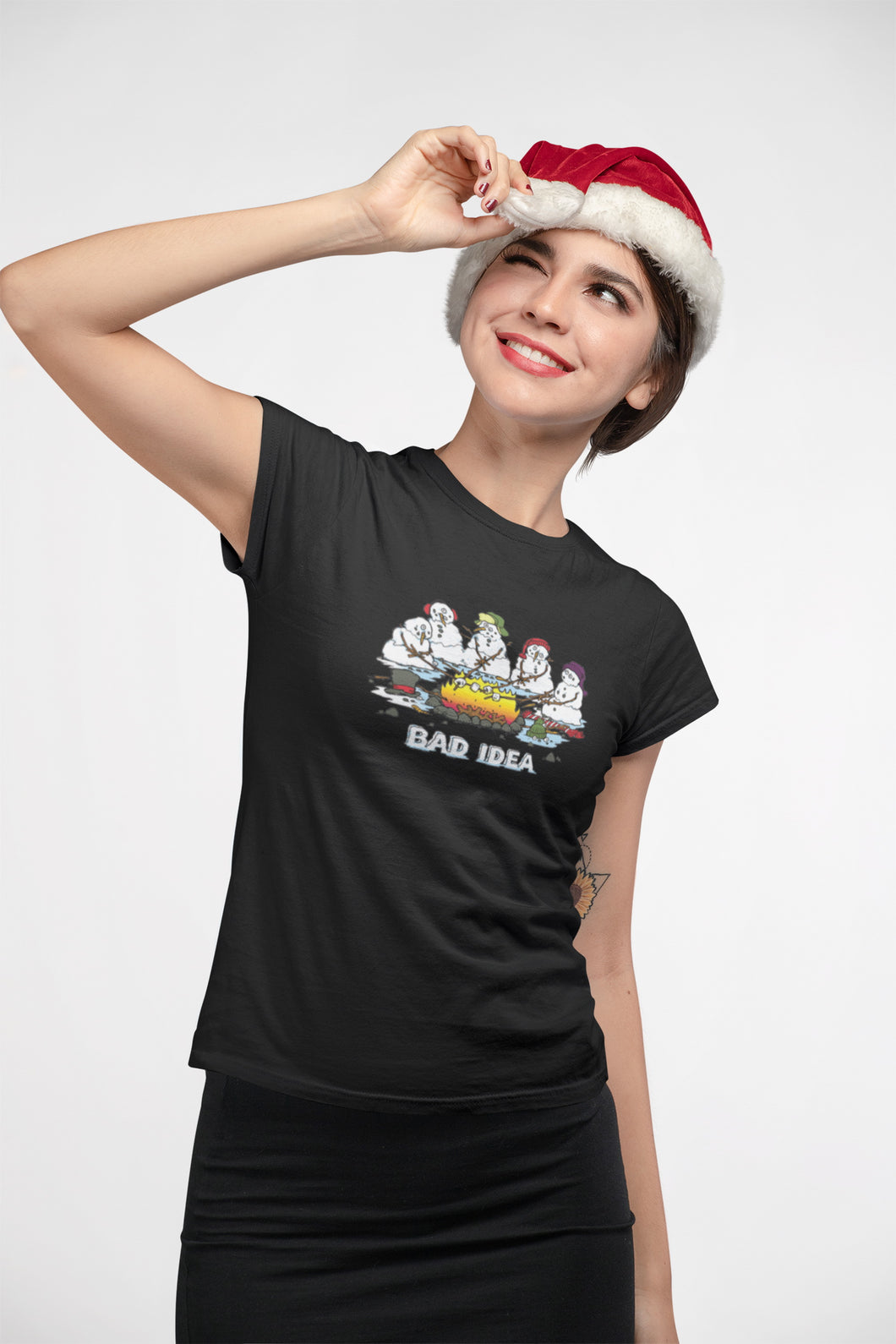 Bad Idea Snowman T-shirt