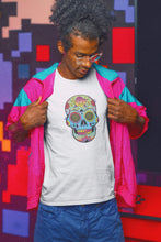 Load image into Gallery viewer, Colorful Sugar Skull T-shirt
