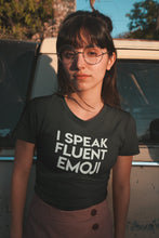 Load image into Gallery viewer, I Speak Fluent Emoji T-shirt
