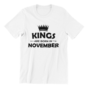 Kings Born In November T-shirt