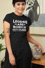 Load image into Gallery viewer, Legends Born in November T-shirt
