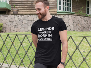 Legends Born in November T-shirt