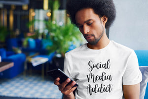 Social Media Addict T-shirt
