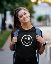 Load image into Gallery viewer, Wink Face T-shirt

